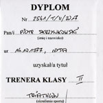 Dyplom trenera klasy II