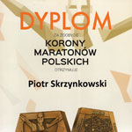 Dyplom zdobycia Korony Maratonów Polskich